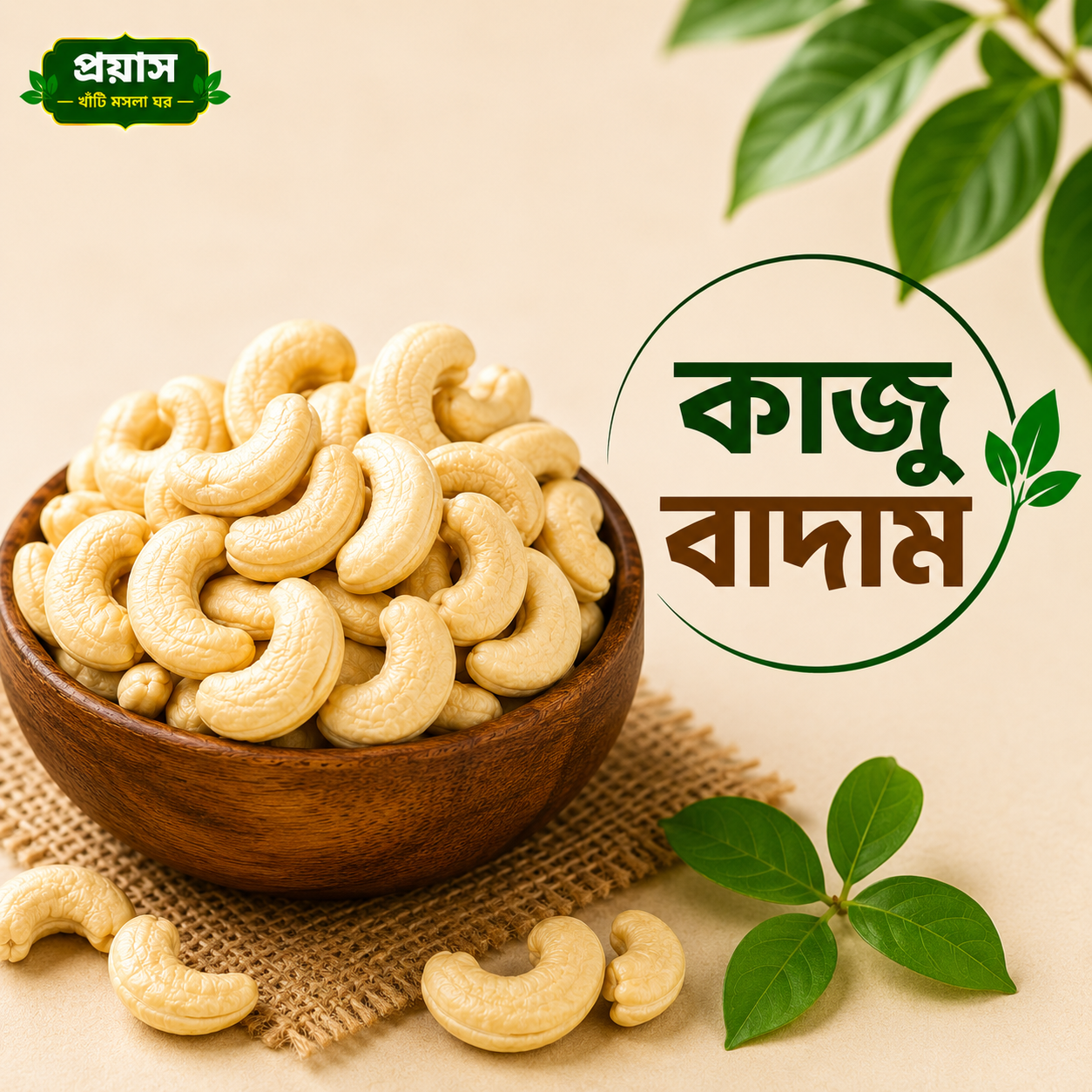 ফ্রেশ কাজু বাদাম