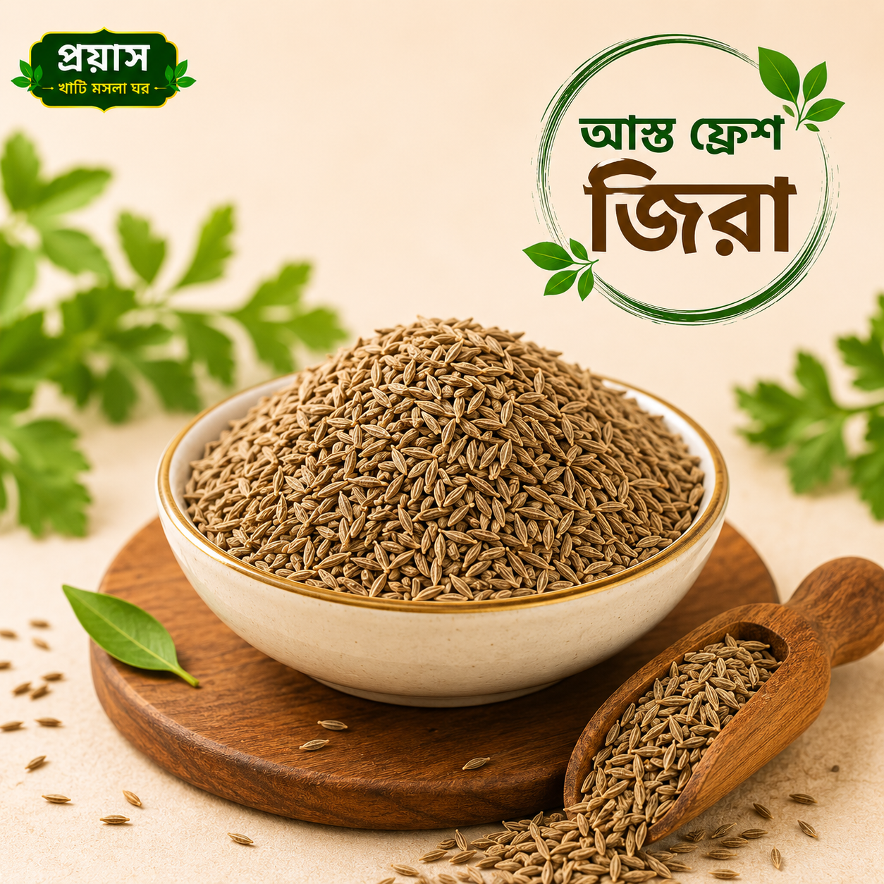 ১ নাম্বার জিরা (ধোয়া এবং শুকনো)